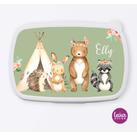 Personalisierte Brotdose | Waldtiere