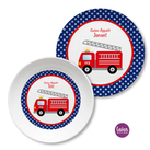 Kindergeschirr Set Feuerwehr 