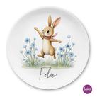 Osterteller Hase Kinderteller Kindergeschirr mit Namen