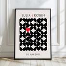 Personalisierte Wohnposter | Bauhaus Stil