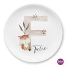 Buchstabe - personalisierter Kinderteller 