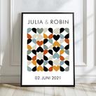 Personalisierte Wohnposter | Bauhaus Stil
