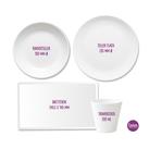 Kinder Geschirr Set mit Namen ❤ Dschungeltiere