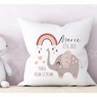 Babykissen mit Füllung Elefant