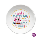 Personalisiertes Geschenk Baby, Geburtsteller Taufteller 