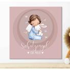 Schutzengelbild mit Namen für Babys