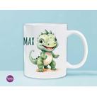 Keramiktasse mit Henkel Dinos