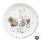 Osterteller Hase Kinderteller Kindergeschirr mit Namen