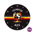 Personalisierte Kinderzimmeruhr - Fußball