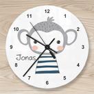 Affe personalisierte Wanduhr 