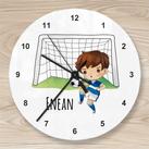 Kinderzimmer Uhr Fußballer