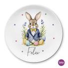 Osterteller Hase Kinderteller Kindergeschirr mit Namen