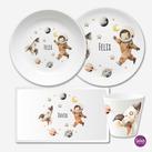 Kinder Teller Raumfahrt