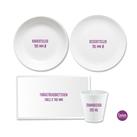 Geschenk zur Geburt - Geburtsteller Taufteller Regenbogen