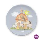 Kinderteller Bauernhof Pferd