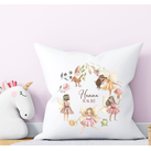 Feenwelt - Kissen mit Füllung personalsierbar 