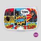 Personalisierte Brotdose Superhero