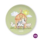 Kinderteller Bauernhof Kuh