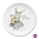 Osterteller Hase Kinderteller Kindergeschirr mit Namen