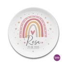 Personalisierter Kinderteller Regenbogen 