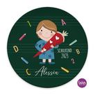 Kinderteller aus Melamin für Mädchen zum Schulanfang