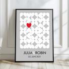 Personalisierte Wohnposter | Geschenk Hochzeit