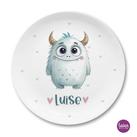 Kleine Monster - personalisierter Kinderteller 