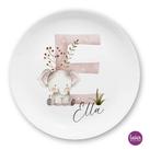 Buchstabe - personalisierter Kinderteller 