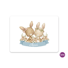 Tischset, Platzset, Waldtiere Hasen