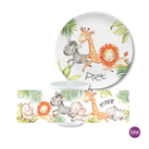 Kindergeschirr Set Dschungel Tiere
