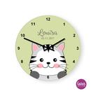 Kinderzimmer Uhr Katze