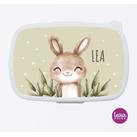 Personalisierte Brotdose für Kinder - Hase