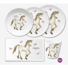 Kindergeschirr Set 5 teilig Pferd