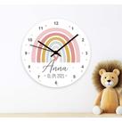 Regenbogen Wanduhr 