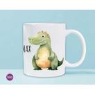 Keramiktasse mit Henkel Dinos