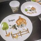 Kindergeschirrset Bauernhof Kuh