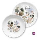 Kinderteller Geschirrset Waldtiere
