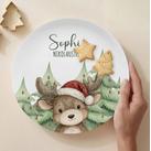 Personalisierter Weihnachtsteller, Nikolausteller