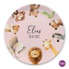 Kinder Geschirr Set mit Namen ❤ Safaritiere