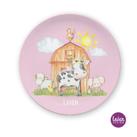 Kinderteller Bauernhof Kuh