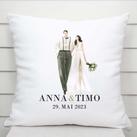 Personalisiertes Kissen  | Geschenk zur Hochzeit
