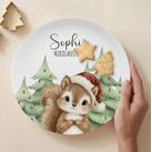 Personalisierter Weihnachtsteller, Nikolausteller