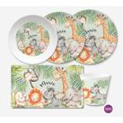 Kindergeschirr Set Dschungeltiere