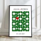 Personalisierte Wohnposter | Bauhaus Stil