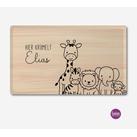 Brettchen "Hier krümelt" personalisiertes für Kinder