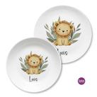 Kindergeschirr mit Namen personalisiert, Löwe