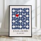 Personalisierte Wohnposter | Geschenk Hochzeit