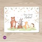 Tischset, Platzdeckchen, Waldtiere