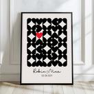Personalisierte Wohnposter | Geschenk Hochzeit