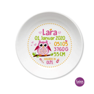 Personalisiertes Geschenk Baby, Geburtsteller Taufteller 